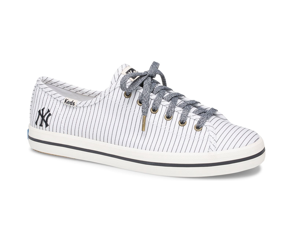 Keds Sneaker Damen Weiß - Kickstart Mlb® - TNI-086145